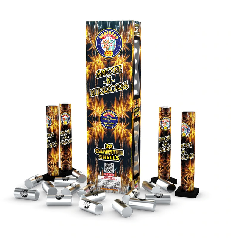 Smoke N Mirrors 24 Shots | Discount Daves Fireworks