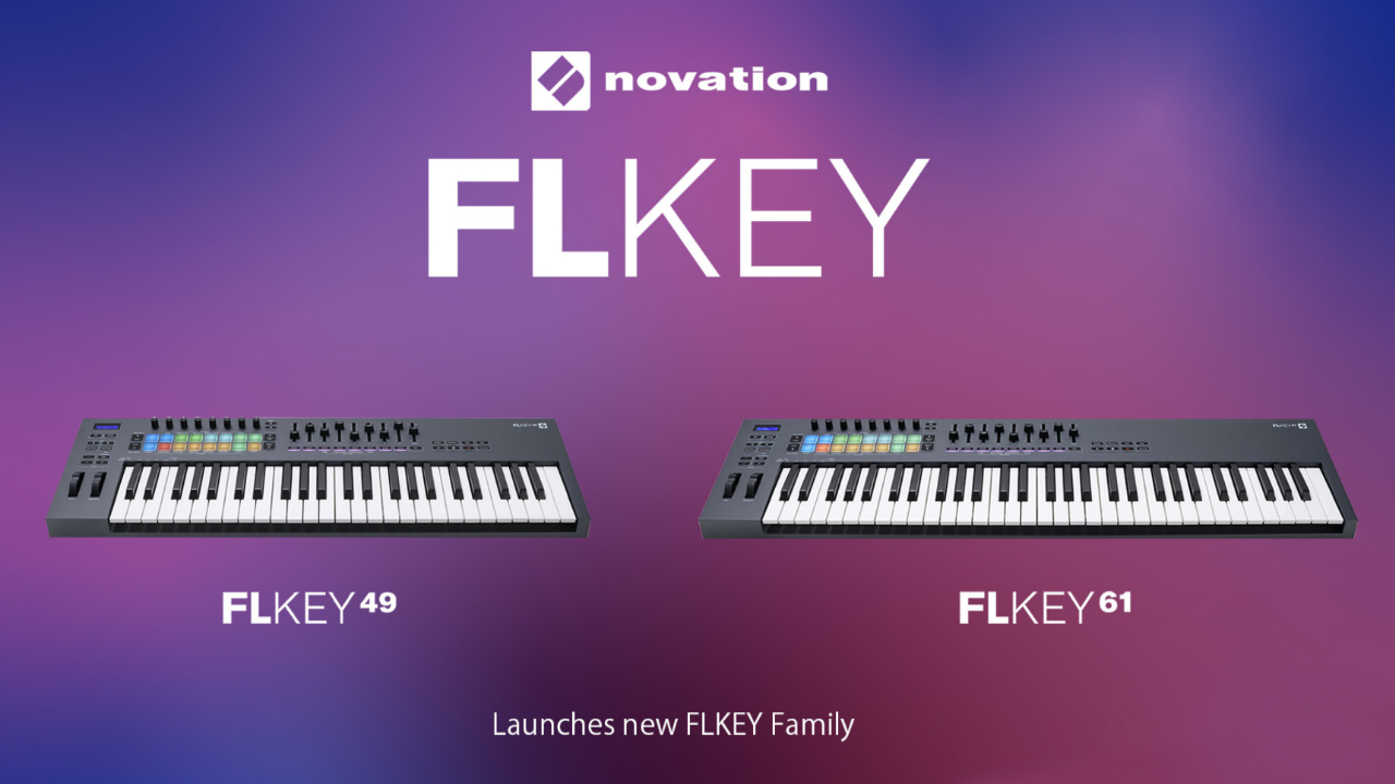 novationからMIDIキーボード「FLkey 49」「FLkey 61」が発売！