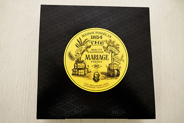 マリアージュフレールの紅茶「マルコポーロ」とサブレ「アールグレイ