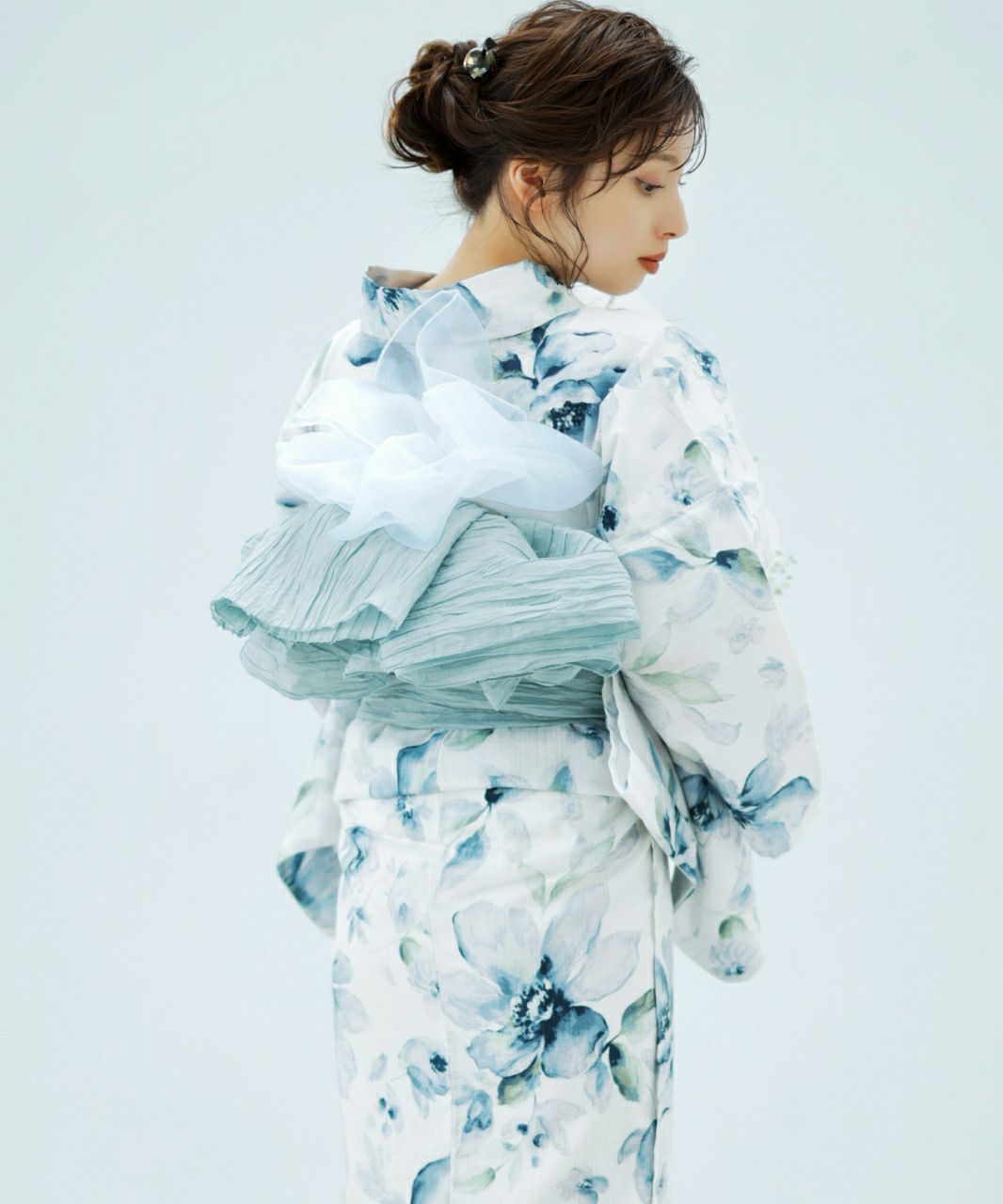 dita 涼風の燦々しらべ（浴衣四点セット浴衣・帯・腰紐・下駄）