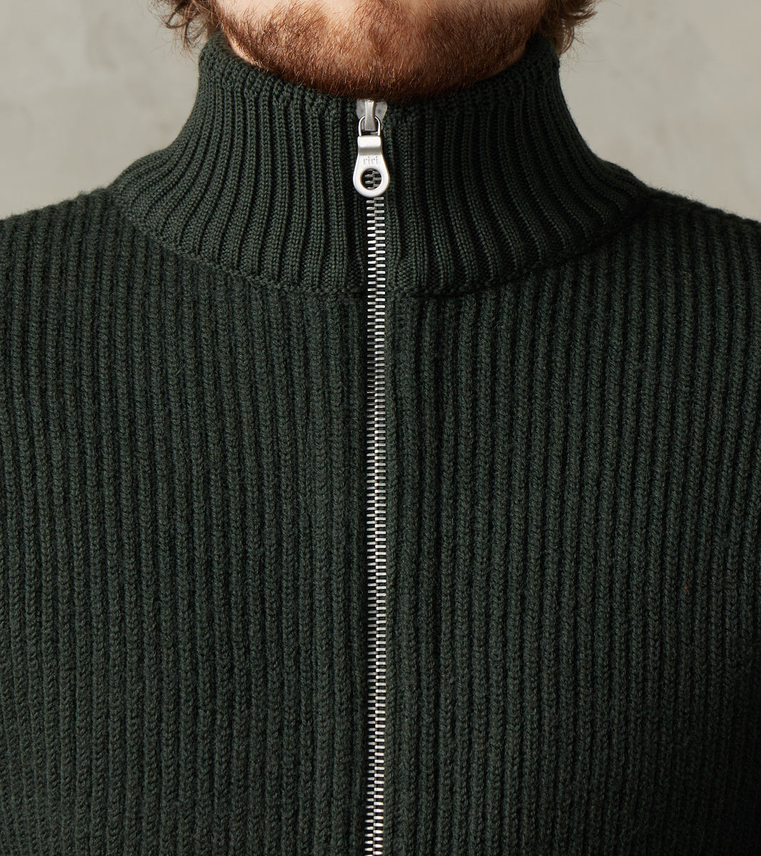 S.N.S. Herning x DR Felt Full Zip - Dark Forest Green – Division