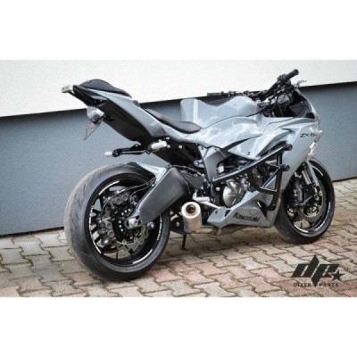 Plate holder + LED lamps Kawasaki ZX6R 636 (2019-2023)