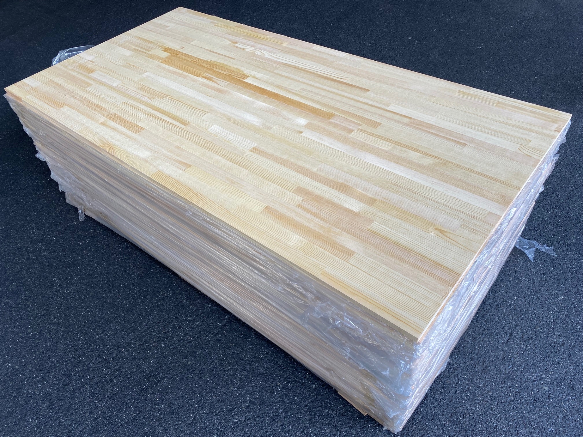 送料無料※【業者様向け】 赤松集成材 厚み18mm幅1820mm奥行910mm ※5枚