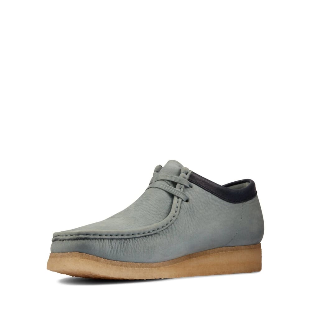 Clarks Originals Wallabee Low Men's Sage Gray Nubuck Leather – Don
