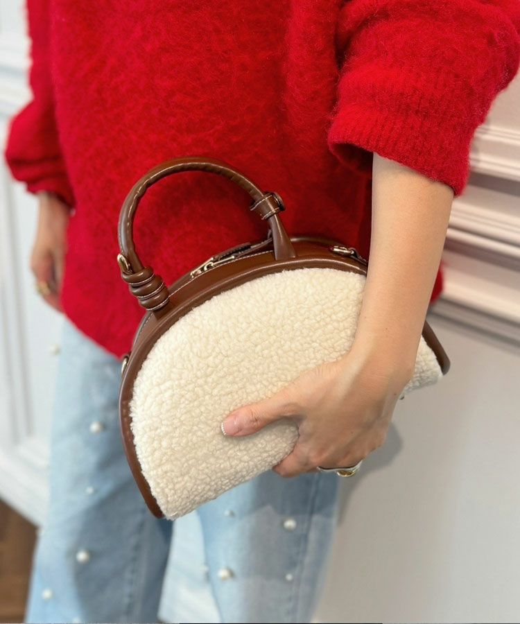 2wayボアラウンドボストンBAG[C]