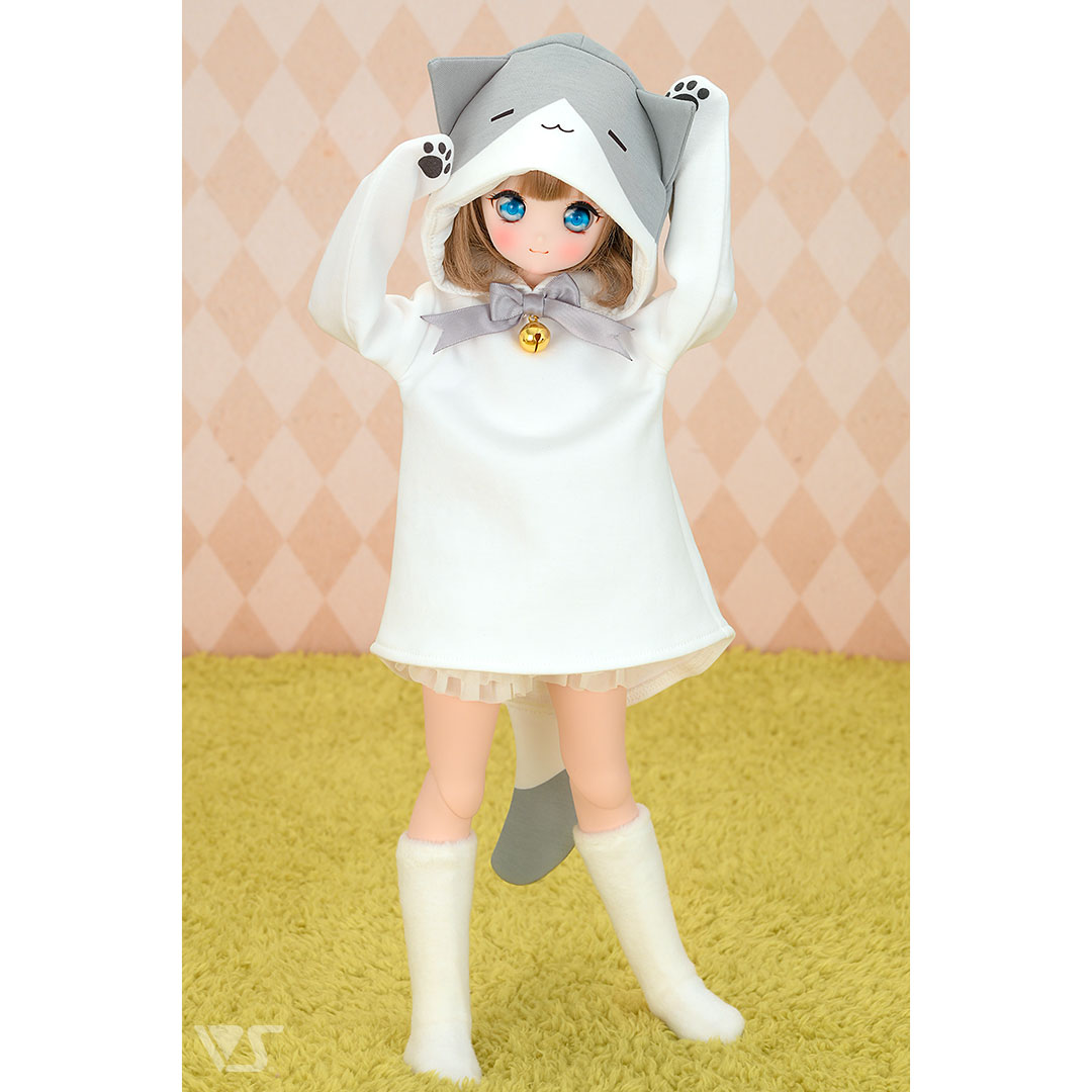 のんびりハチワレねこパーカー・ミニ | ボークス公式 ドルフィー