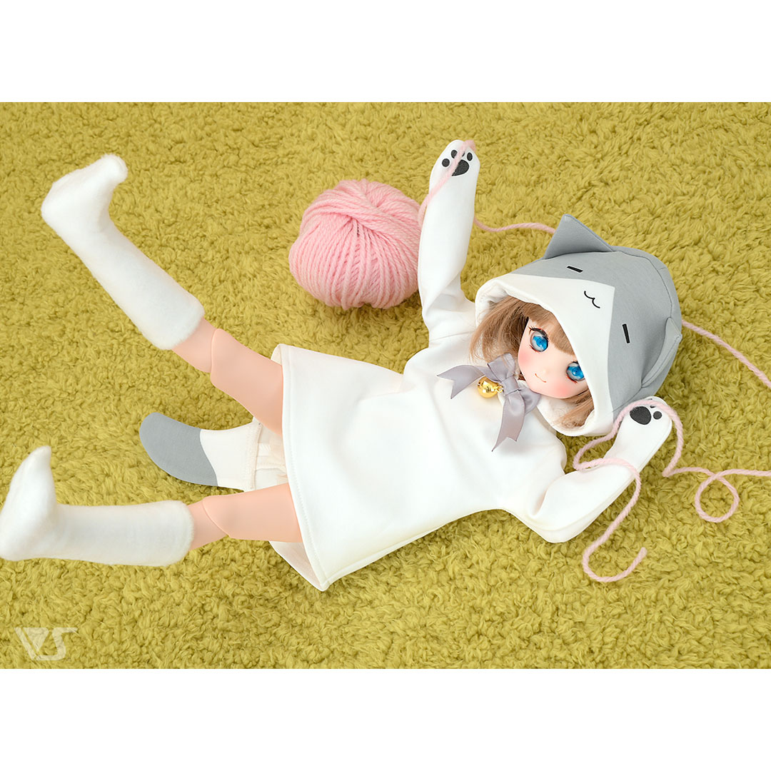 のんびりハチワレねこパーカー・ミニ | ボークス公式 ドルフィー