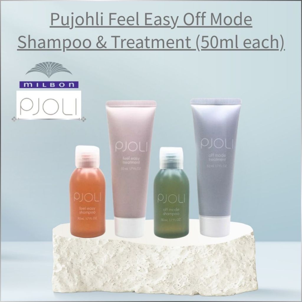 Milbon PJOLI Feel Easy Shampoo & Treatment Travel Size 50ml From