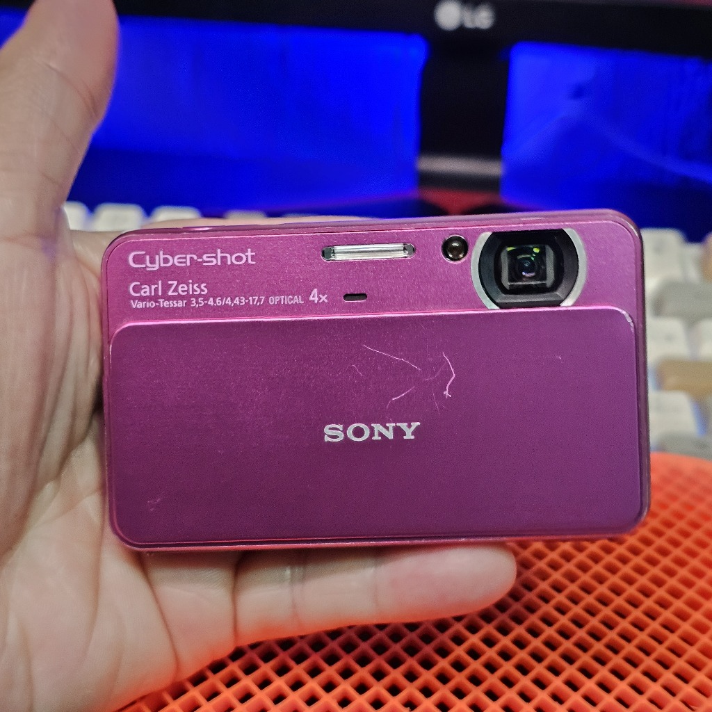 Camera Sony Cyber-shot DSC-T99 Rosa completa id162 | Shopee Brasil
