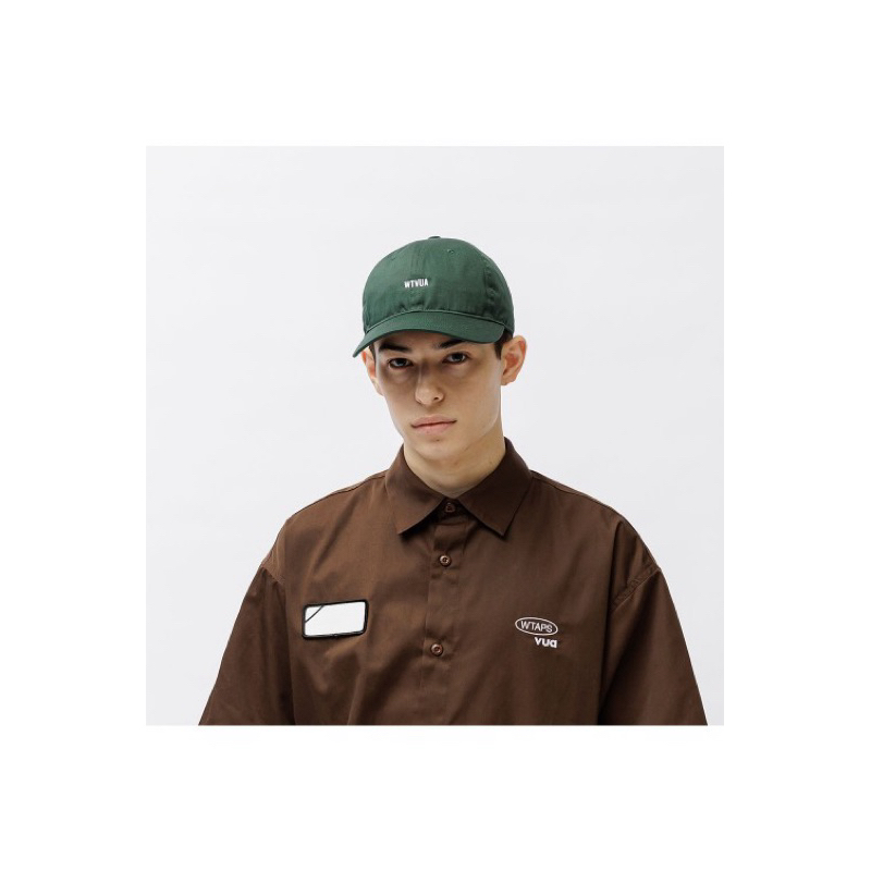 WTAPS T-6M 01 CAP CTPL TWILL WTVUA 刺繡小字六分割帽子帽黑酒紅綠楠