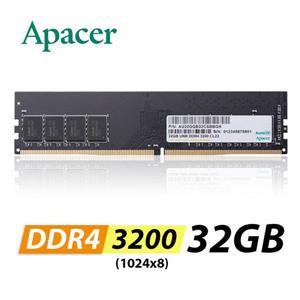 臺灣制造Apacer 宇瞻DDR4 3200 32GB 桌上型筆記型(1024 * 8) • 16G
