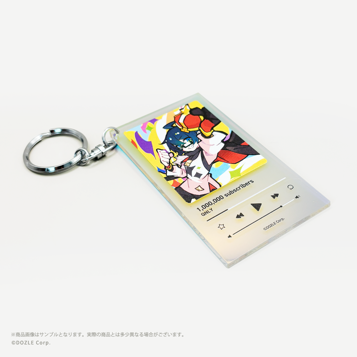 受注販売】おんりー100万人記念 音楽プレーヤー風アクリルキーホルダー