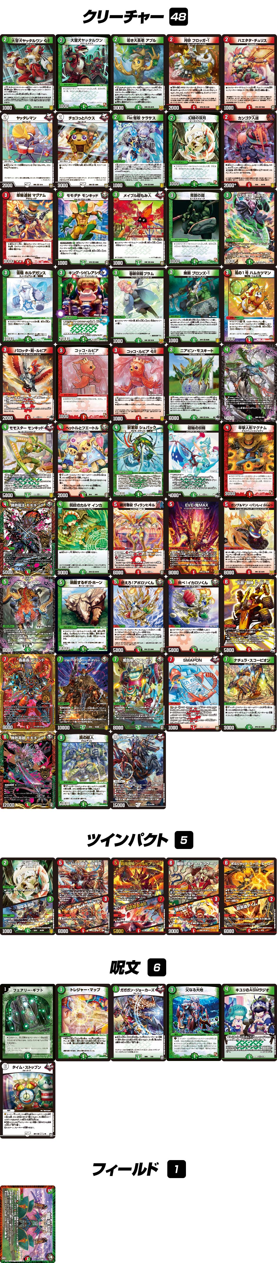 一刀両断の勝熱英雄 モモキングデッキ | デュエル・マスターズ