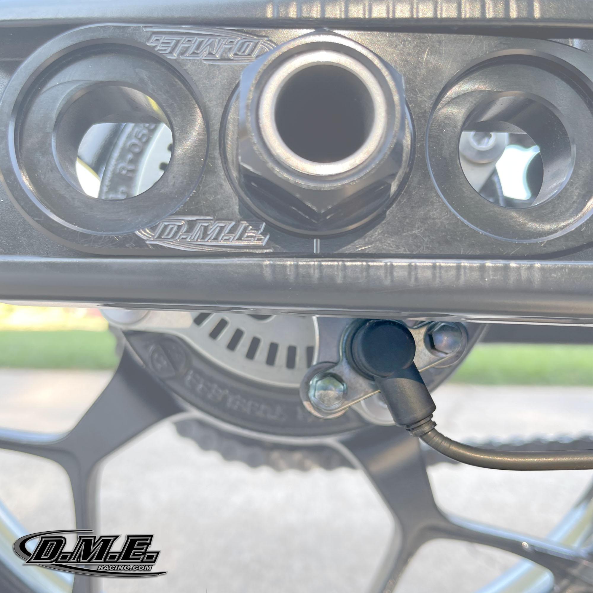 Rear Brake Caliper Eliminator Spacer with Sensor Mount | ZX14