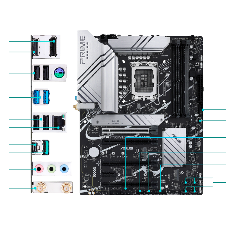 PRIME Z790-P WIFI｜Motherboards｜ASUS Global