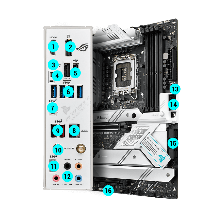 ROG STRIX Z690-A GAMING WIFI D4 | ROG Strix | Gaming Motherboards