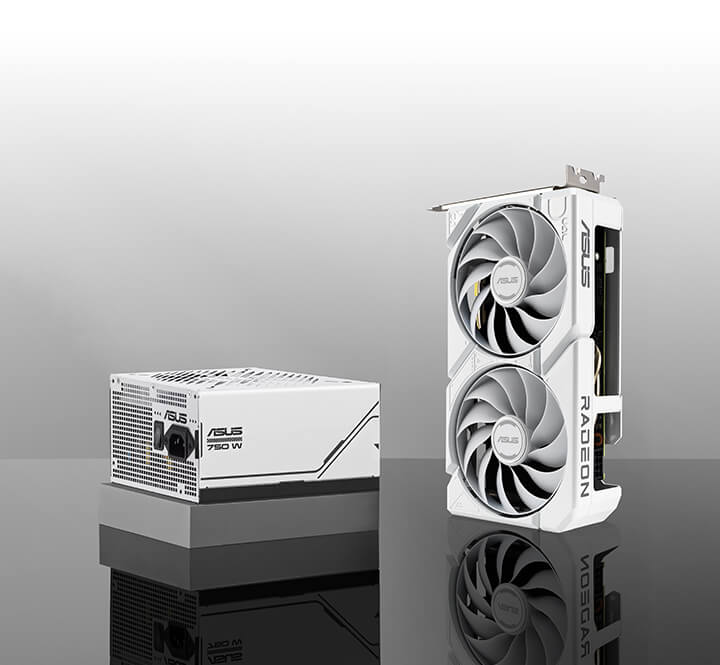 ASUS Dual RadeonTM RX 9060 XT 16GB GDDR6 White Edition