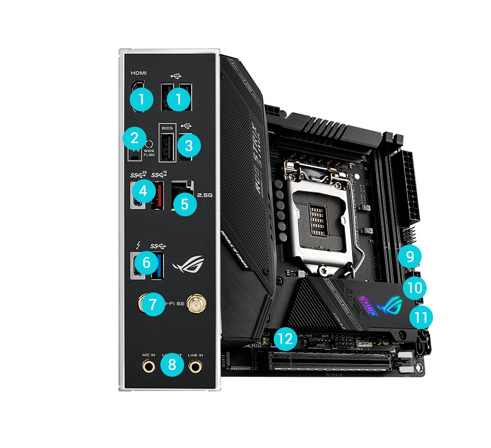 ROG STRIX Z590-I GAMING WIFI | ROG Strix | Gaming マザーボード