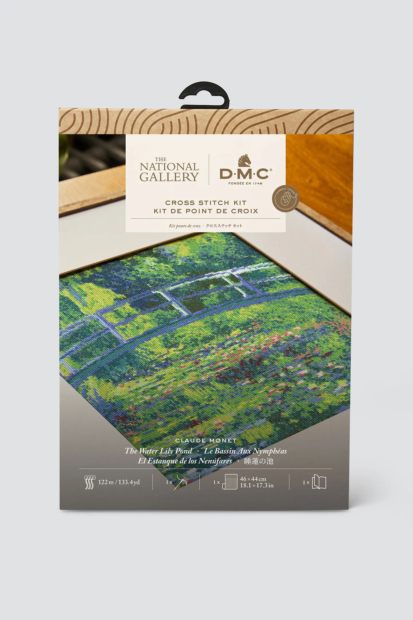 The National Gallery×DMC クロスステッチキット クロード・モネ「睡蓮