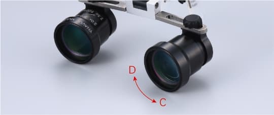 ワイナビュー エアーフレーム マルチルーペ シングルヒンジセット