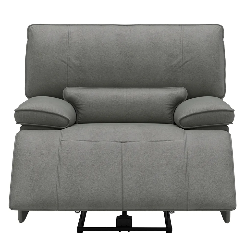 Summit Motion Holden Light Gray Power Recliner | Brashears Furniture