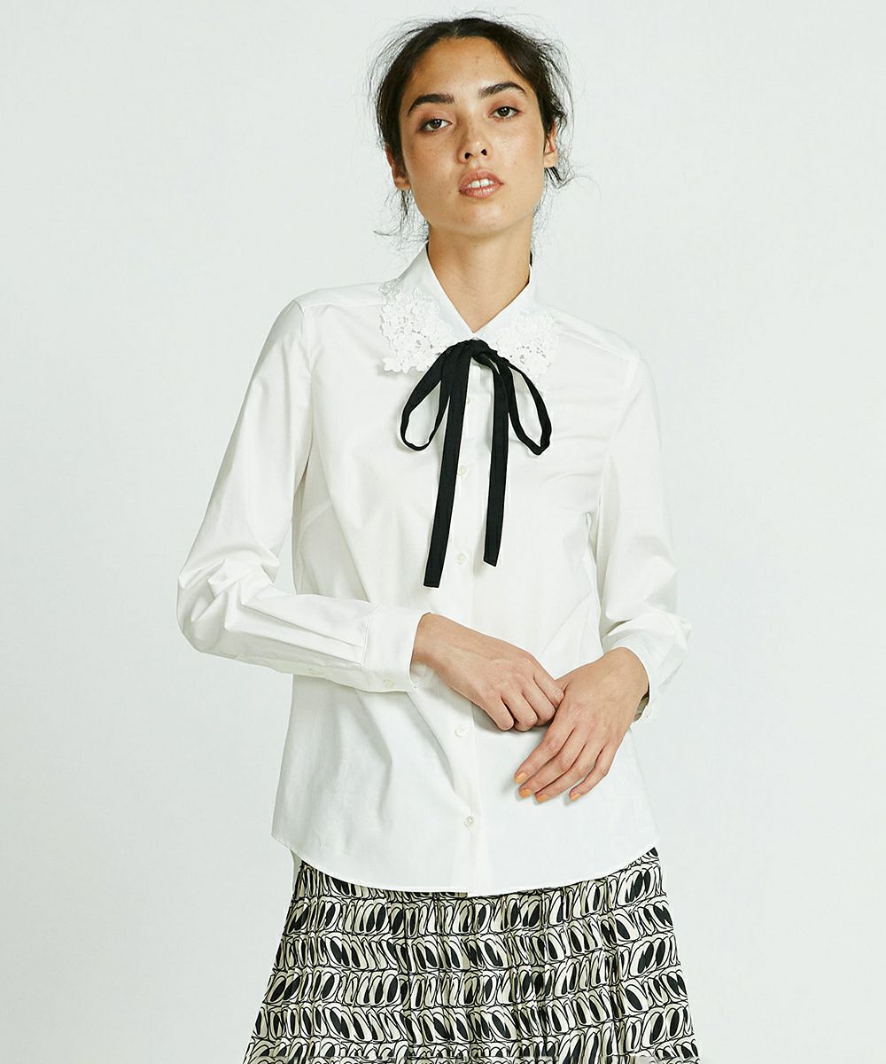 Sov. / オリジナルカラーボウタイシャツブラウス TOPS Night STORE