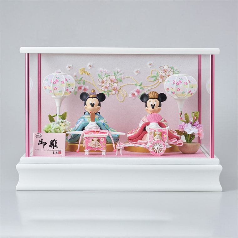 dショッピング |ディズニー ひな人形 雛人形 コンパクト 吉徳 親王