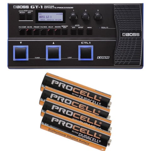 dショッピング |BOSS GT-1 マルチエフェクター Duracell Procell 単3形