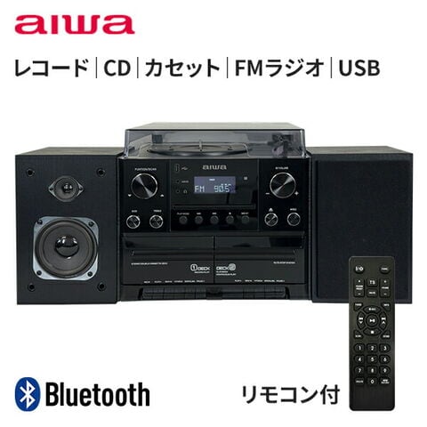 dショッピング |aiwa マルチコンポ レコード CD カセット FMラジオ