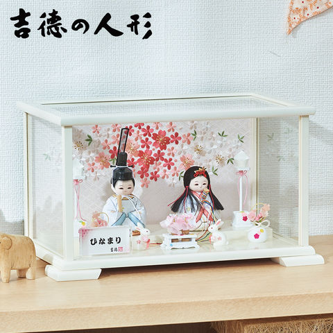 dショッピング |雛人形 ひな人形 コンパクト ケース飾り 吉徳 ひなまり