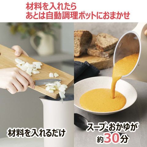 dショッピング |recolte(レコルト) 自動調理ポット クリームホワイト