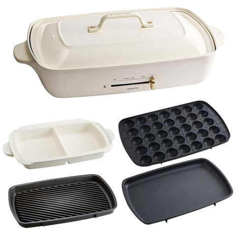 dショッピング |SALE ブルーノ ホットプレート グランデサイズ 本体＆4