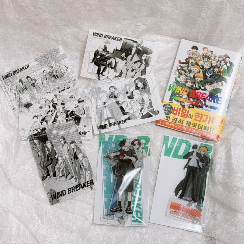 WINDBREAKER ウィンドブレーカー 公式キャラクターブック 韓国 特装版