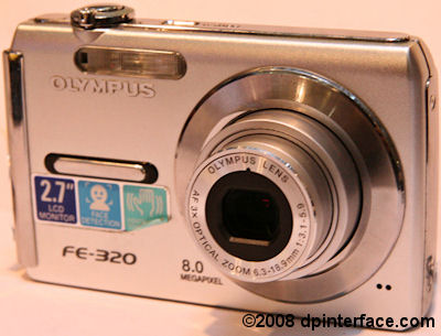 Olympus FE320 Review - DP Interface - DP Interface