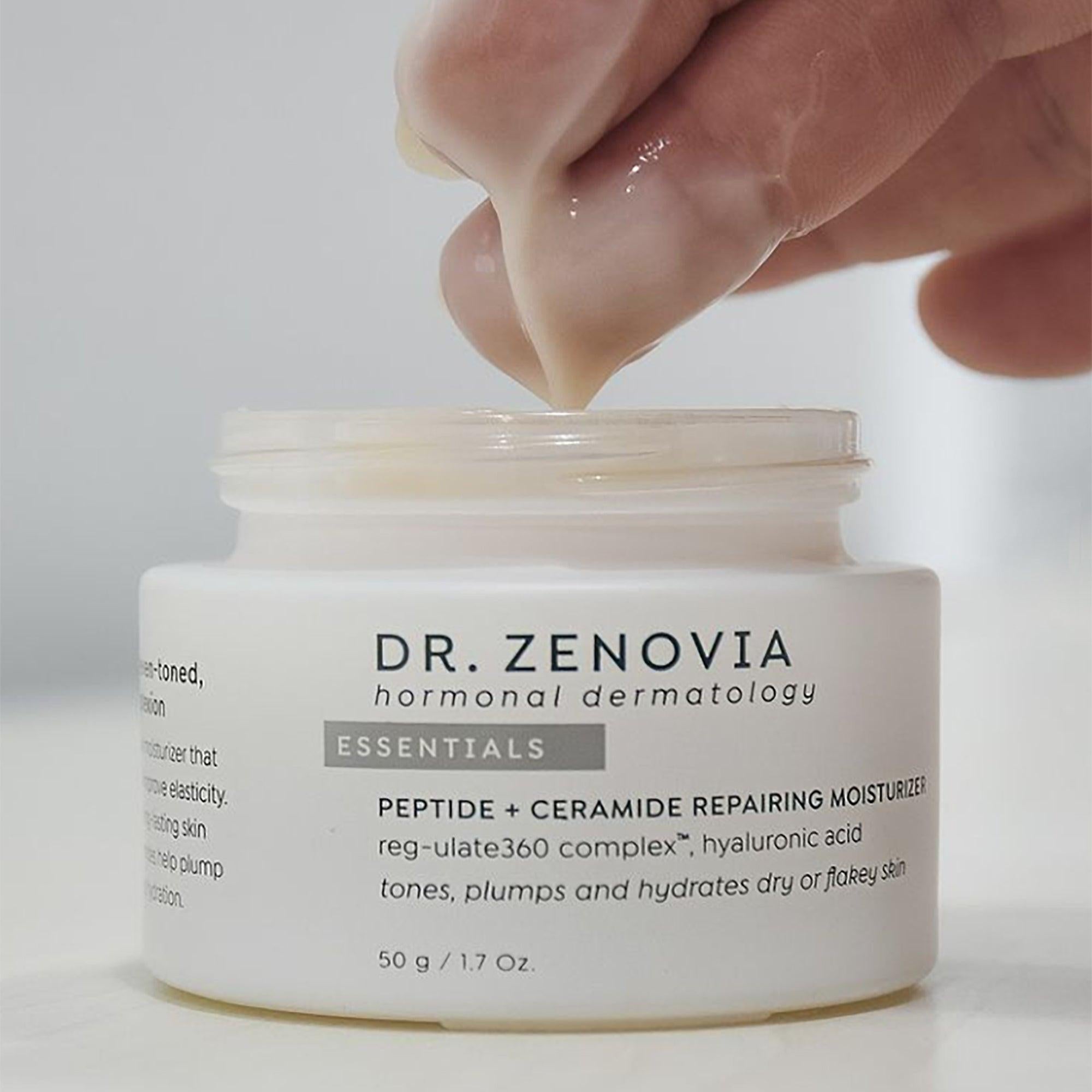 Peptide & Ceramide Moisturizer: Barrier Repair | Dr. Zenovia – Dr
