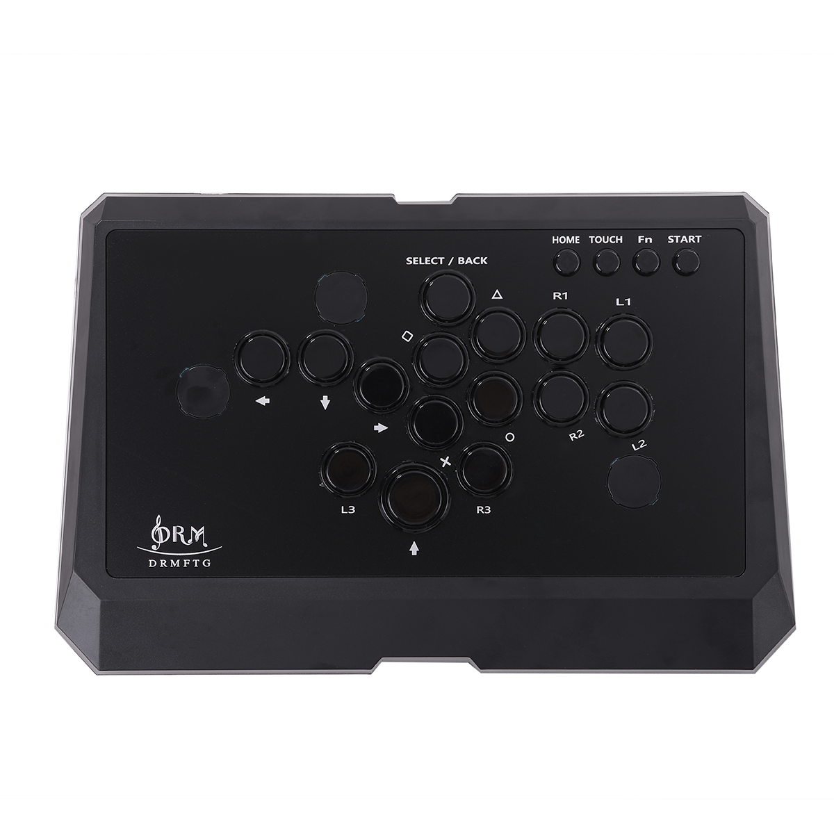 DRMFTG DRM FL 静音ボタンモデル マットブラック レバーレス アケコン