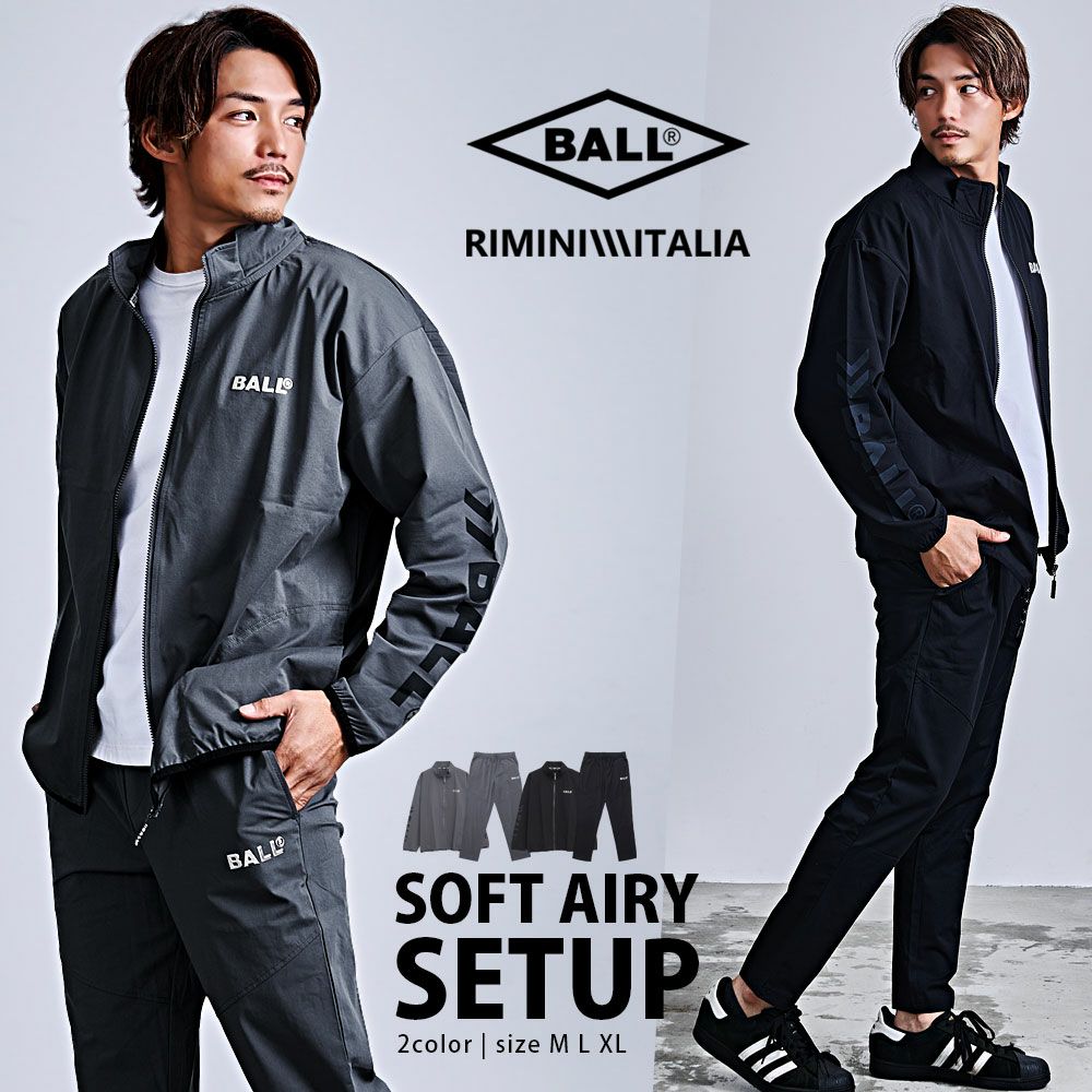 BALL【ボール】ストレッチ天竺セットアップ/全2色 | SILVER BULLET