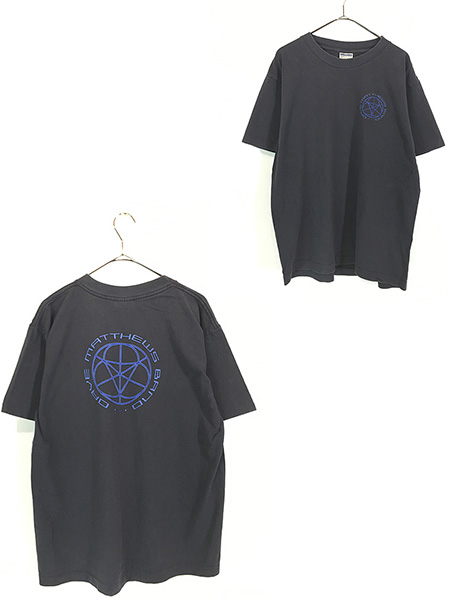 古着 90s USA製 Dave Matthews Band オルタナ ロック バンド Tシャツ L
