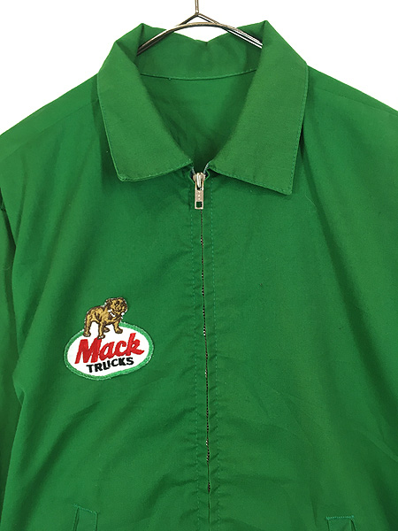 古着 80s 「Mack Trucks」 パッチ コットンツイル フルジップ ワーク
