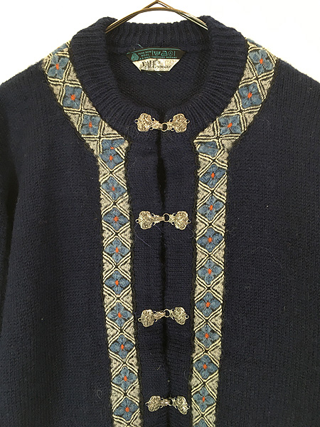 古着 80s Dale of Norway フラワー チロリアン ノルディック