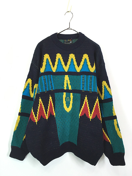 最終売り尽し】古着 90s オーストラリア製 COOGI カラフル マルチ