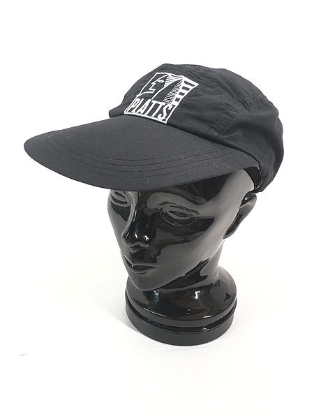 雑貨 古着 90s USA製 PLATTS フロント ワンポイント 刺しゅう ナイロン