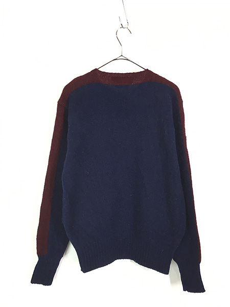 最終売り尽し】古着 90s Polo Ralph Lauren ネイビー×ワインレッド