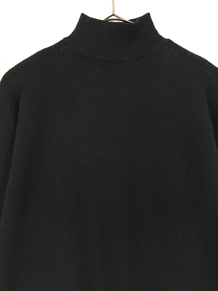 古着 70s 米軍 US NAVY ミリタリー モックネック ゴブ ウール ニット