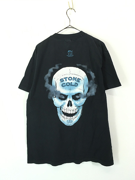 古着 90s USA製 WWF Stone Cold Austin 3:16 スカル スモーク