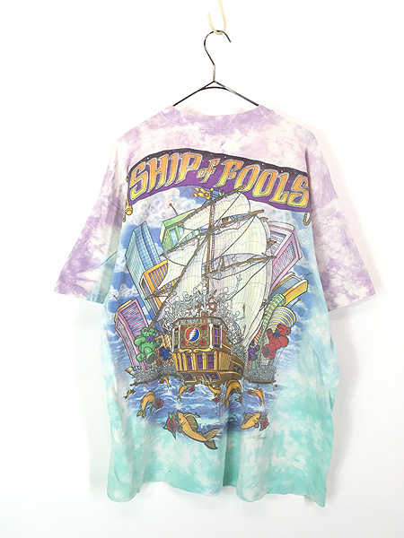 古着 90s USA製 Grateful Dead 「Ship of Fools」 スカル ローズ