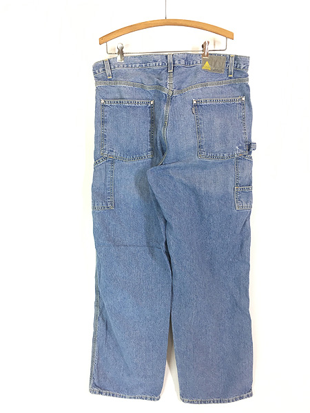 古着 00s Levi's Silver Tab 「carpenter」 ブルー デニム ペインター
