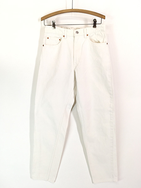 古着 90s USA製 Levi's 550-0251 ホワイト デニム パンツ ジーンズ