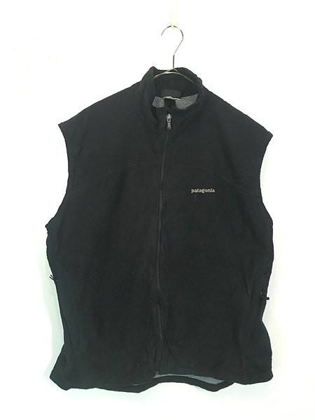 古着 06s USA製 Patagonia ワンポイント ソリッド シンチラ フリース