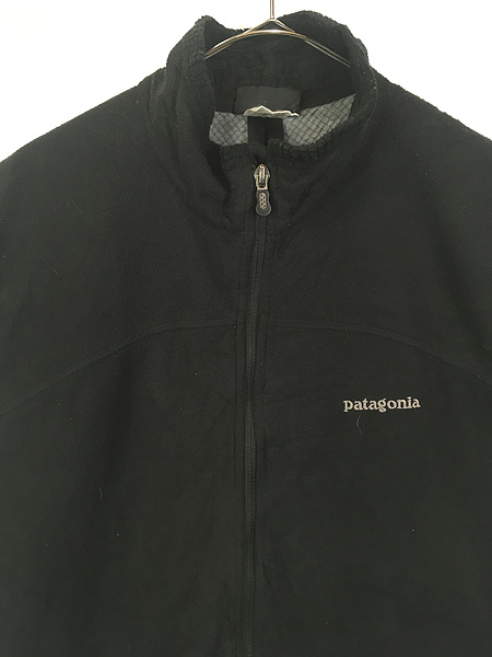 古着 06s USA製 Patagonia ワンポイント ソリッド シンチラ フリース